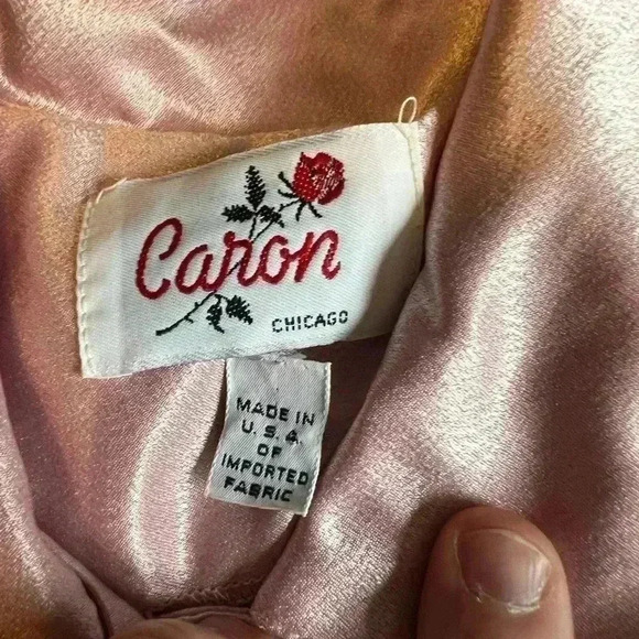 Women’s Vintage Caron  Silk and Knit Top - Picture 3 of 4